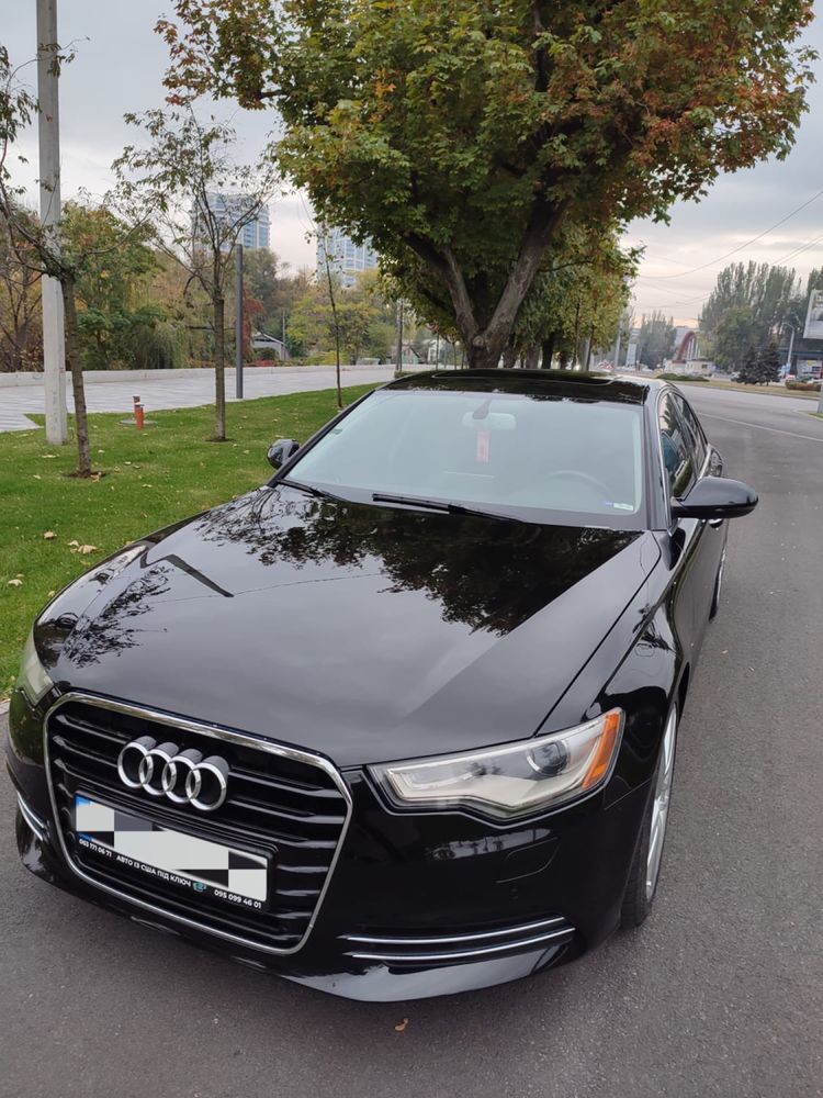 AUDI Premium Plus 2013 Black 2.0L A6 C7