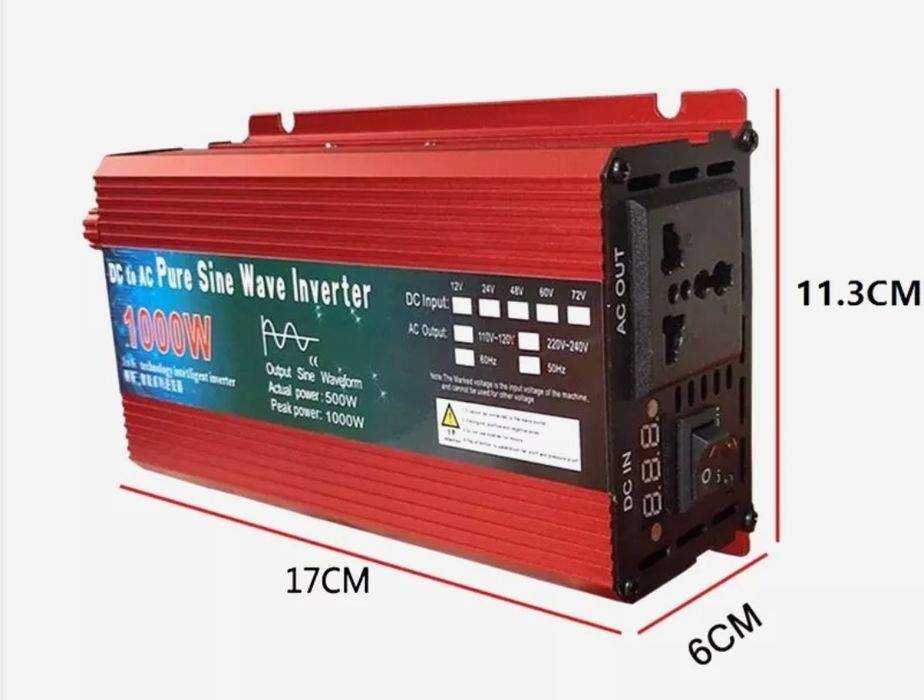 Інвертор 1000w  в наявності