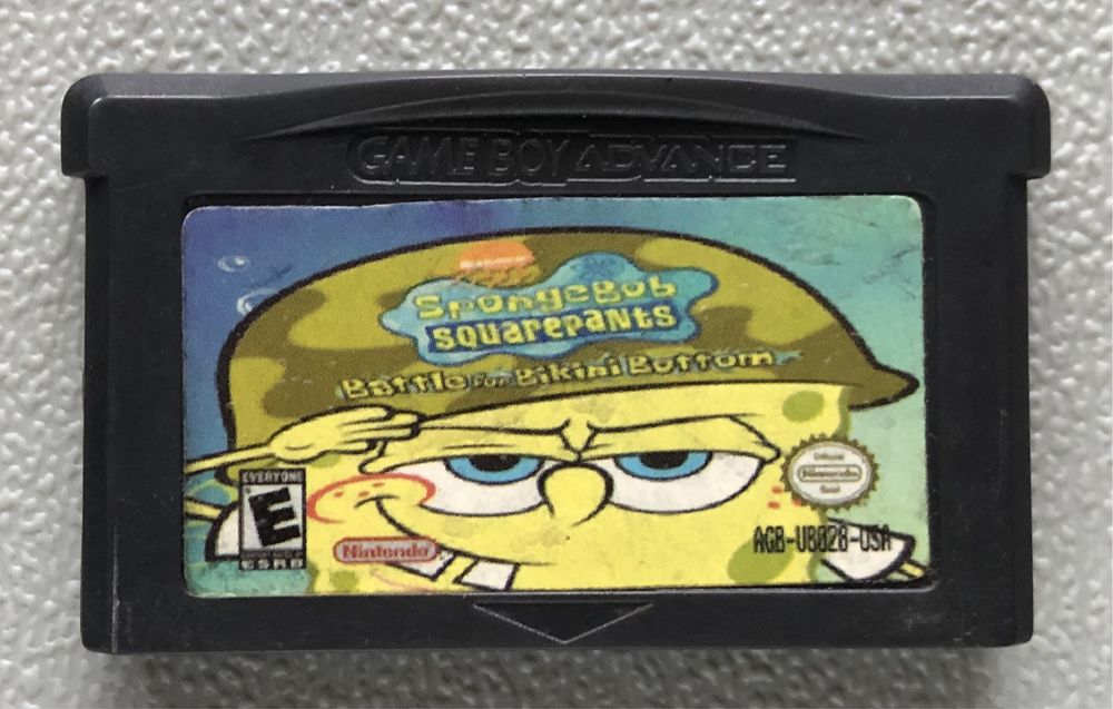 Zestaw 5x gra bootleg GBA Game Boy Advance Sponge Bob Ice Age 2