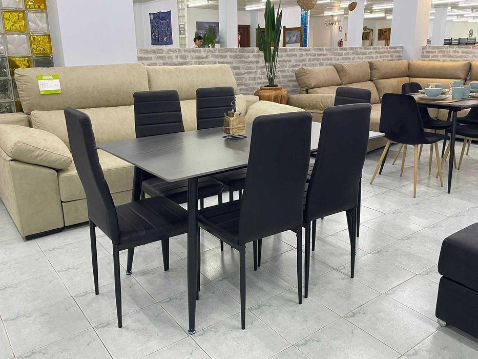 MESA + 6 CADEIRAS NOVO LEVAMOS A SUA CASA ENVIO GRATIS