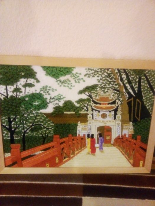 Картина вышивка