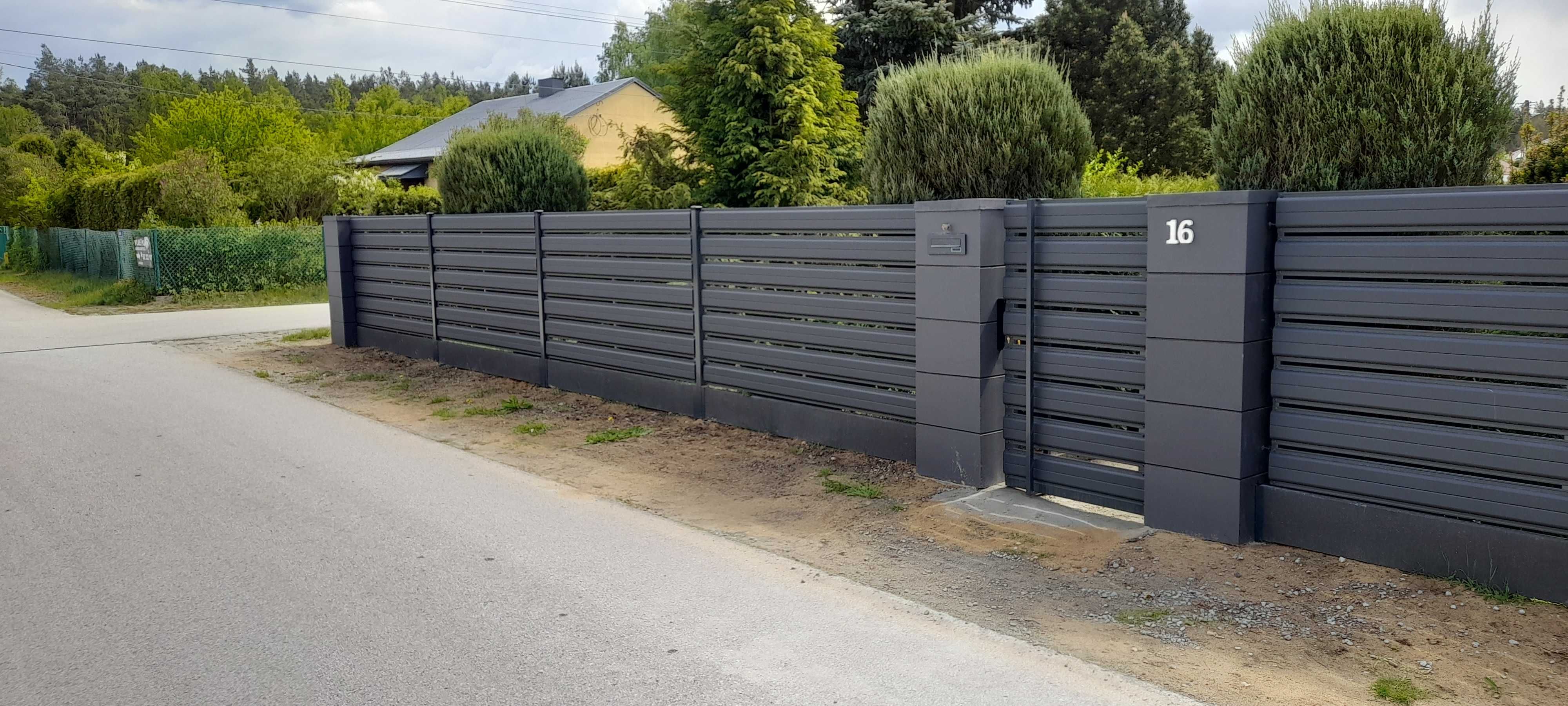 OGRODZENIE OGRODZENIA sztacheta metalowa palisadowe panelowe płot