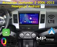 Radio Mitsubishi Outlander II Radio Android CarPlay/AA Qled 4G Montaż