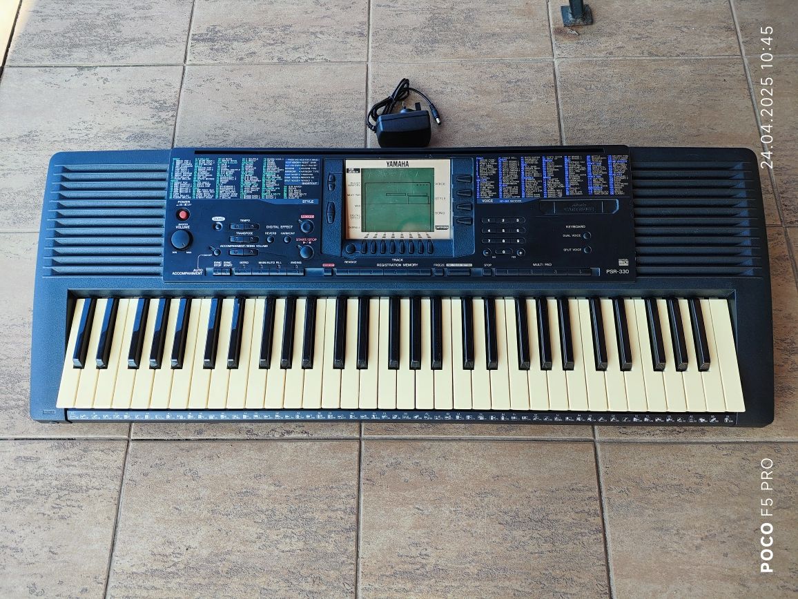 Синтезатор Yamaha PSR-330 динамічна клавіат Midi-секвенсор