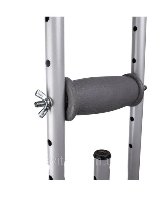 Милиця пахвова сталева з м'якими опорами MEDOK