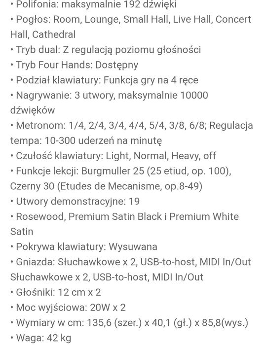 Kawai cn25 pianino cyfrowe stan bardzo dobry