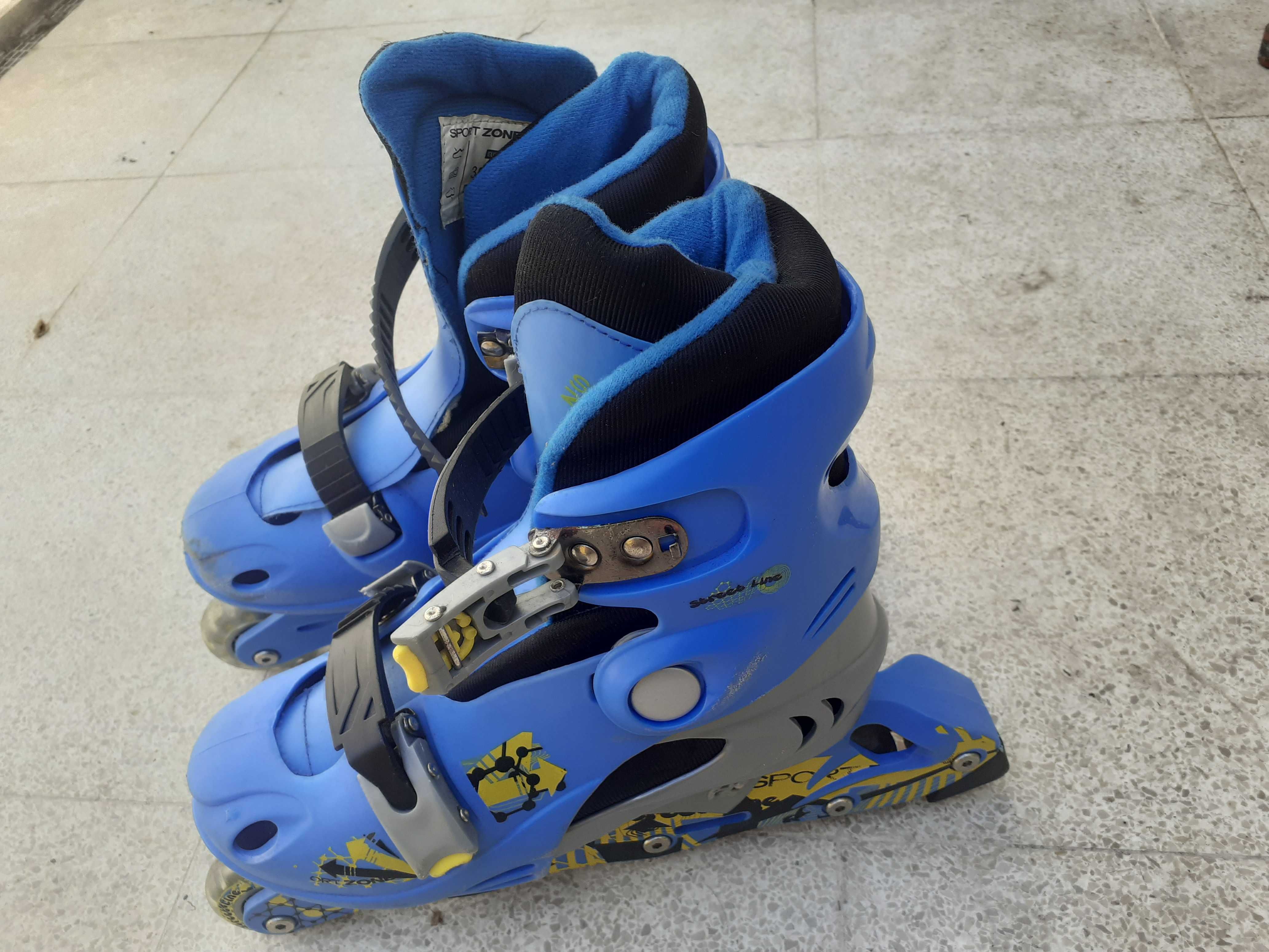 Patins em linha em bom estado (decathlon)