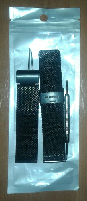 Ремешок стальной для часов 22 мм