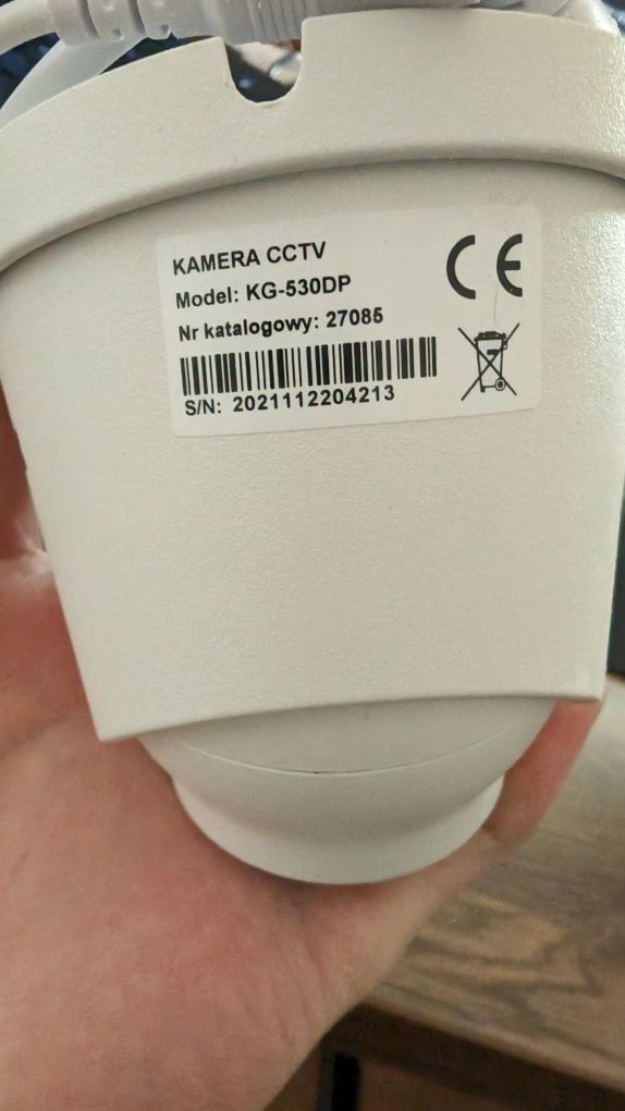 3 kamery CCTV Kenik kg-530dp + switch Getfort + hikvision ax pro