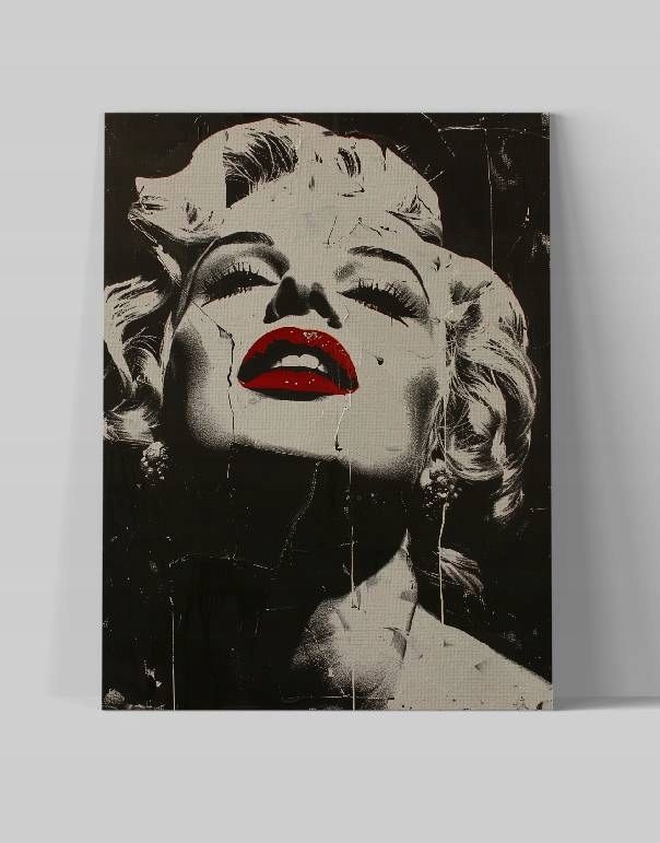 Obraz na płótnie Marilyn Monroe 75x100 cm - Pop Art Deco do wnętrz