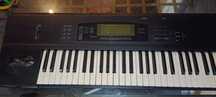 Teclado sintetizador Korg 01/W FD 61 teclas preto Japão
