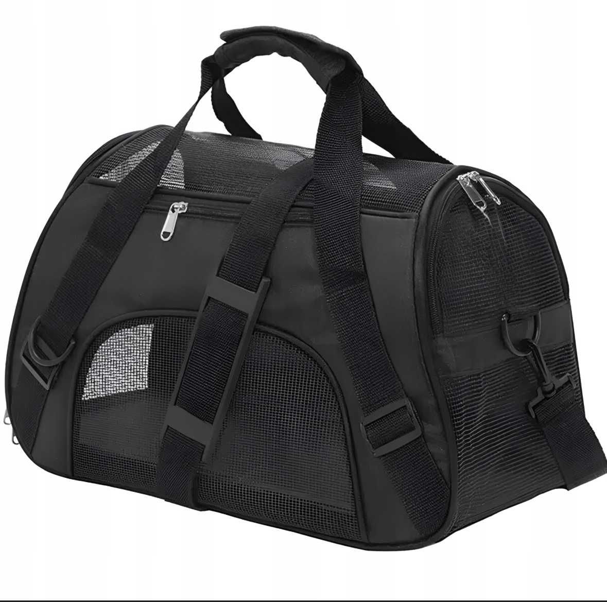 Transporter dla kota psa torba transportowa z paskiem 9kg wentylacja