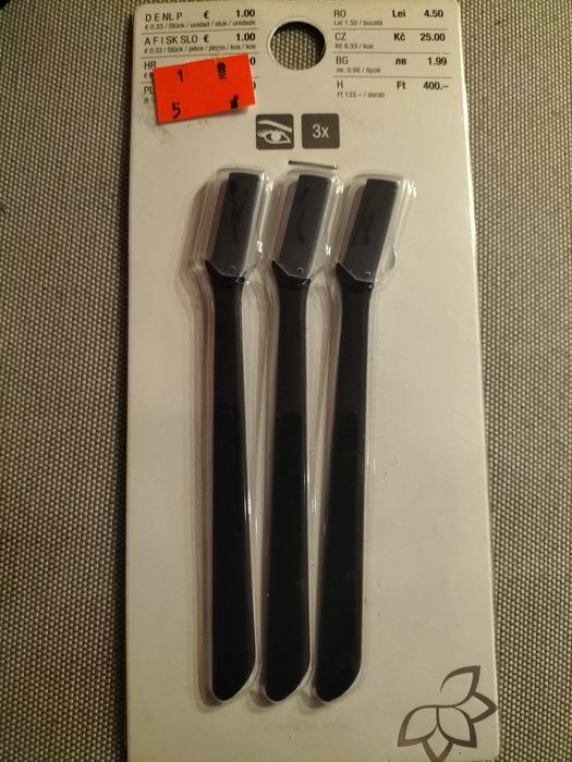 Golarka do brwi (czarna)