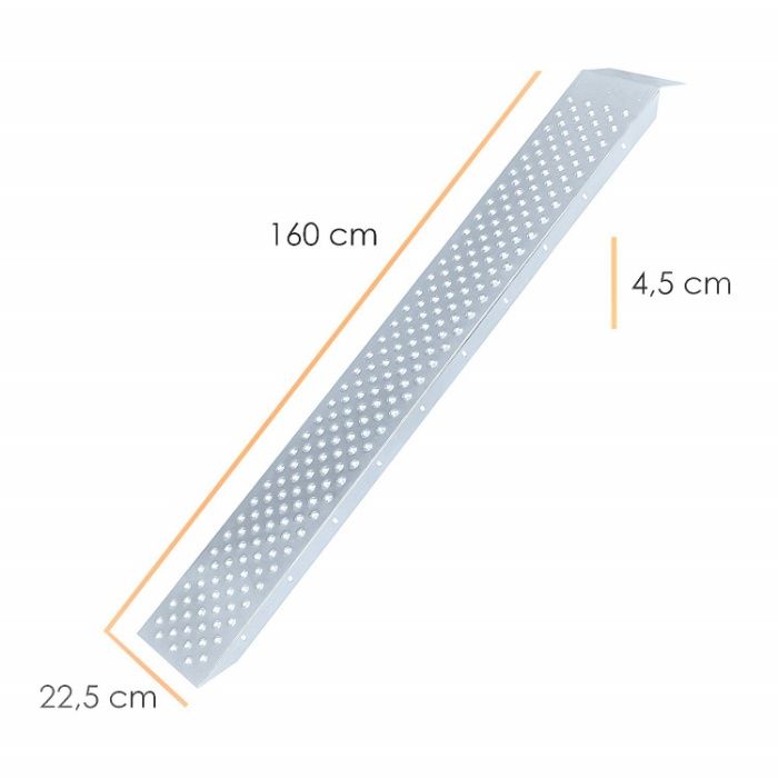 STALOWA rampa najazd podjazd do 400 kg ( 2x200 kg ) długość 1,6 m