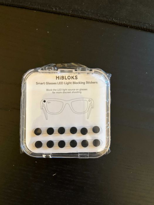 Тонировка камеры Hibloks 12 наклеек для Rayban Meta Wayfarer Headliner