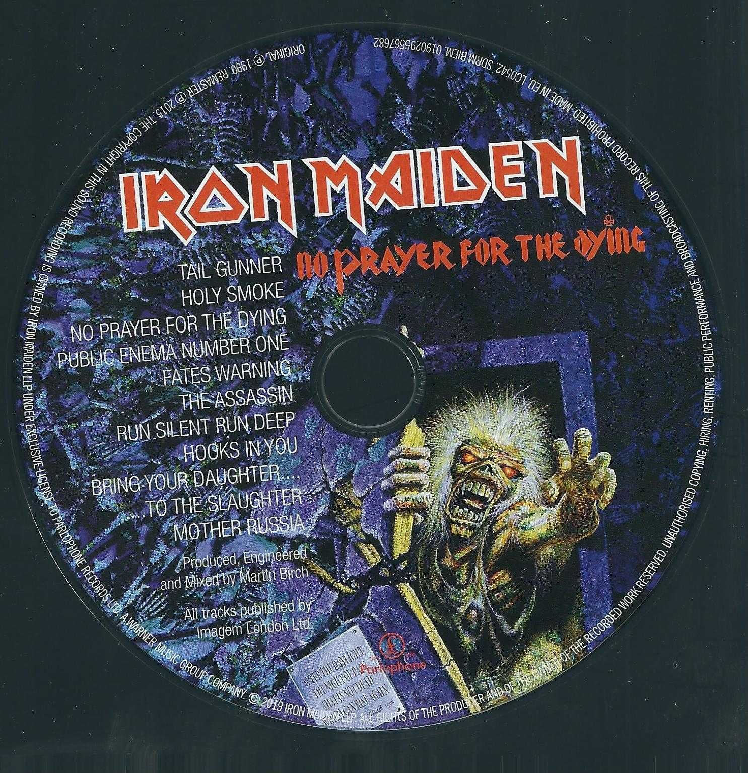 CD Iron Maiden – No Prayer For The Dying (2019) Digipak