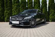 Mercedes-Benz Klasa C 300, Coupe, Salon PL, ASO, Bezwypadkowy, Dach panoramiczny, Burmester