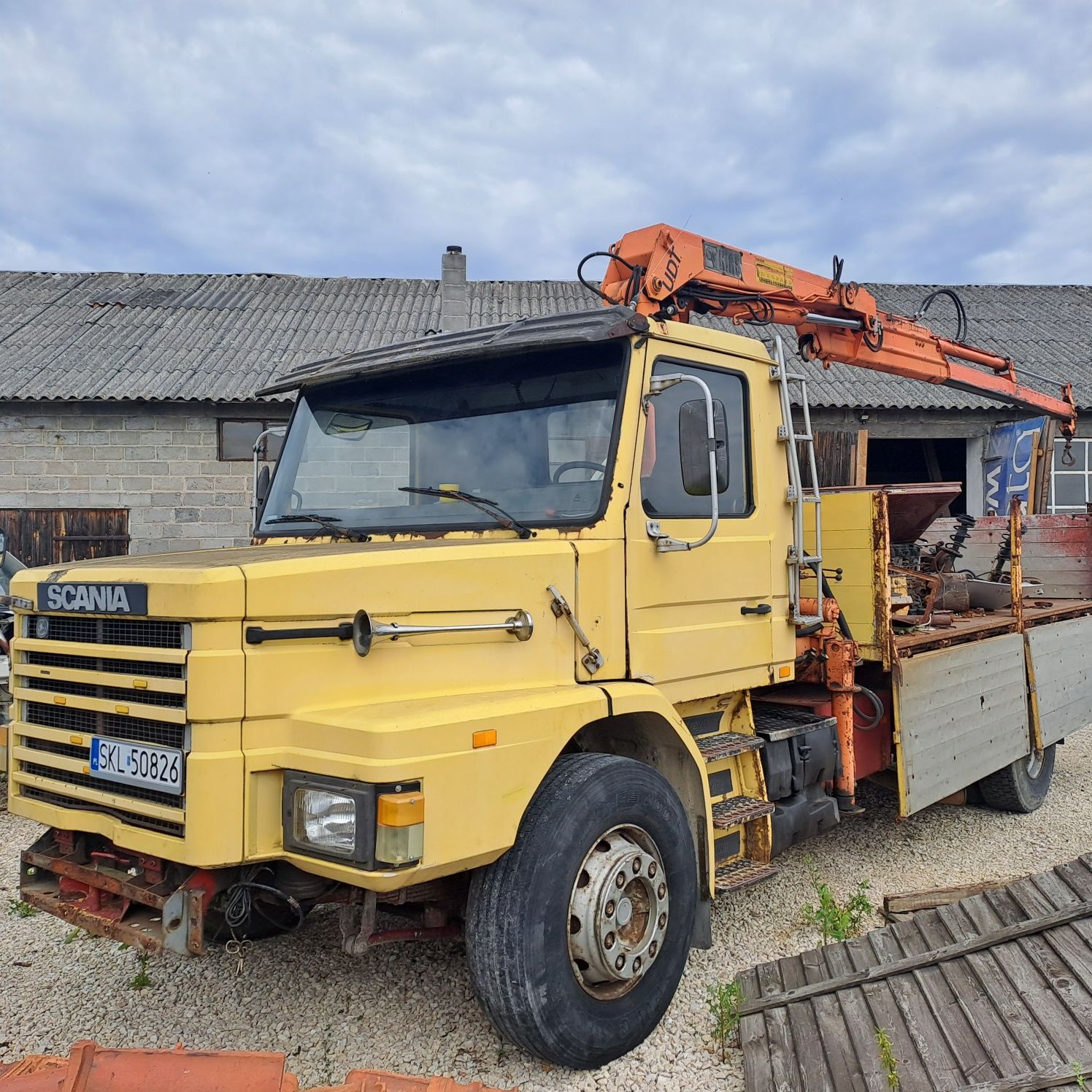 Scania 142 wywrot kiper hds 9t zamiana i