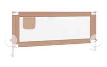 Barra segurança para cama infantil tecido 200x25 cm cor bege