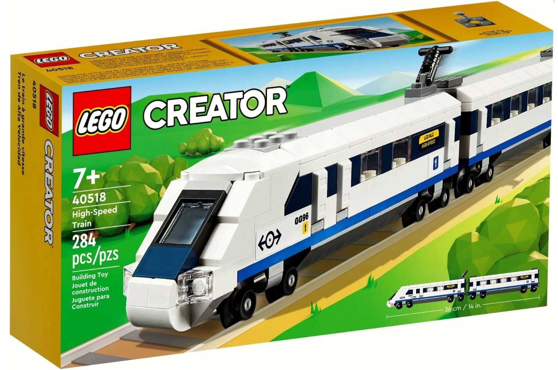 NOWE klocki LEGO Creator 40518 Pociąg szybkobieżny