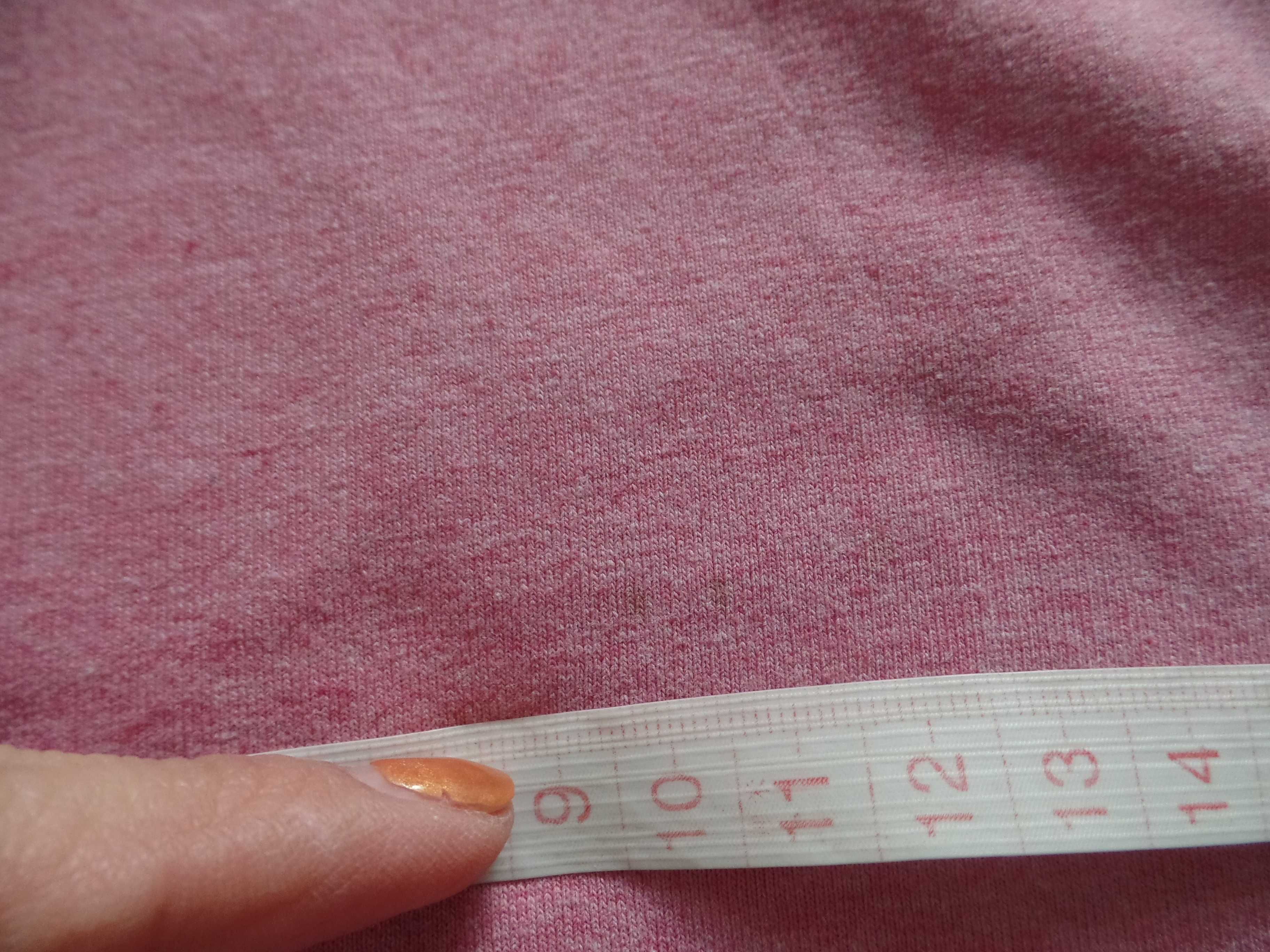Różowa bluzka długi rękaw z kotkiem kotek kot R. 134/140
