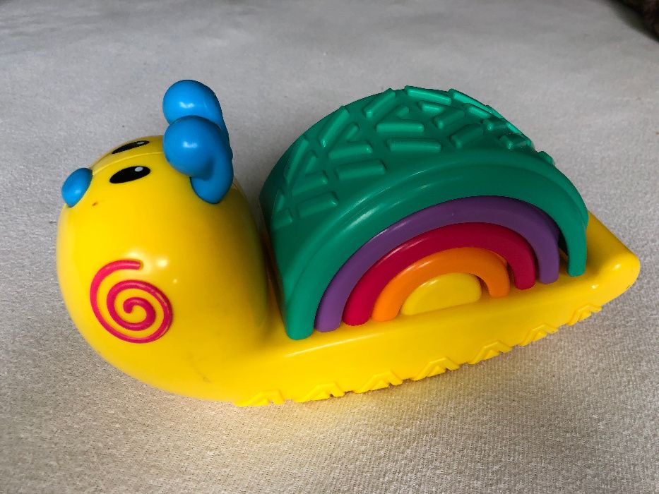 Tęczowy ślimak FISHER PRICE Stan BDB