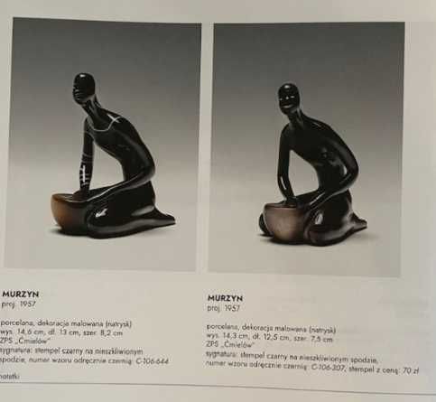 PRL figurki porcelanowe Ćmielów Wawel i inne katalog wystawowy