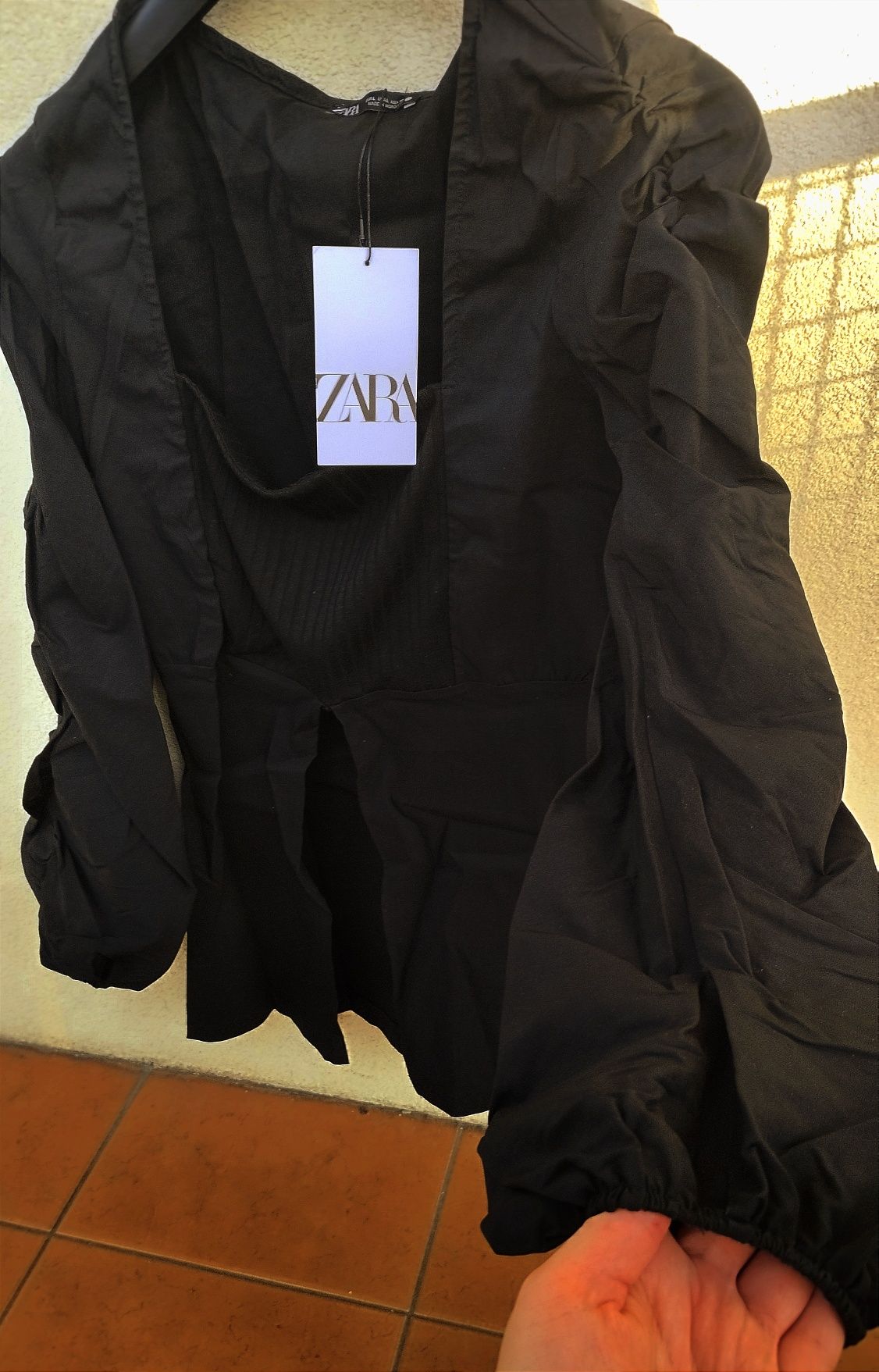 Zara / bluza/ bluzka /nowa/ black /czerna /markowa/ blogerska /