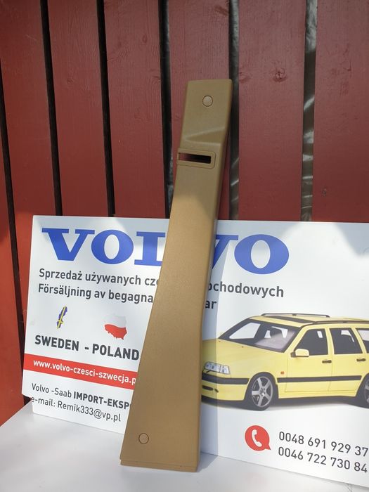 osłona słupka B prawego volvo 740 940 beżowa kompletna