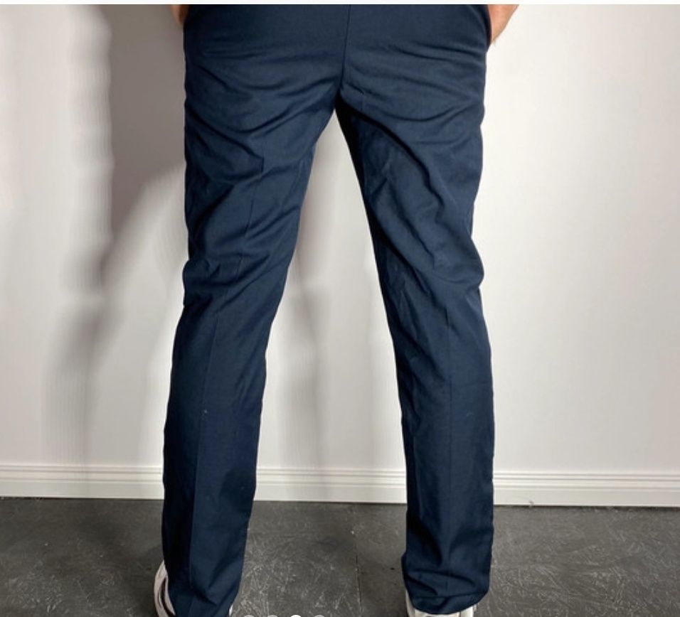 Nowe bez metki H&M r48 Eleganckie spodnie męskie materiałowe .