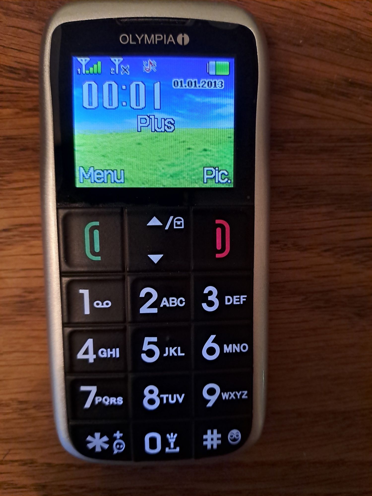 Telefon  komórkowy  OLYMPIA. dla seniorra / 2 karty sim