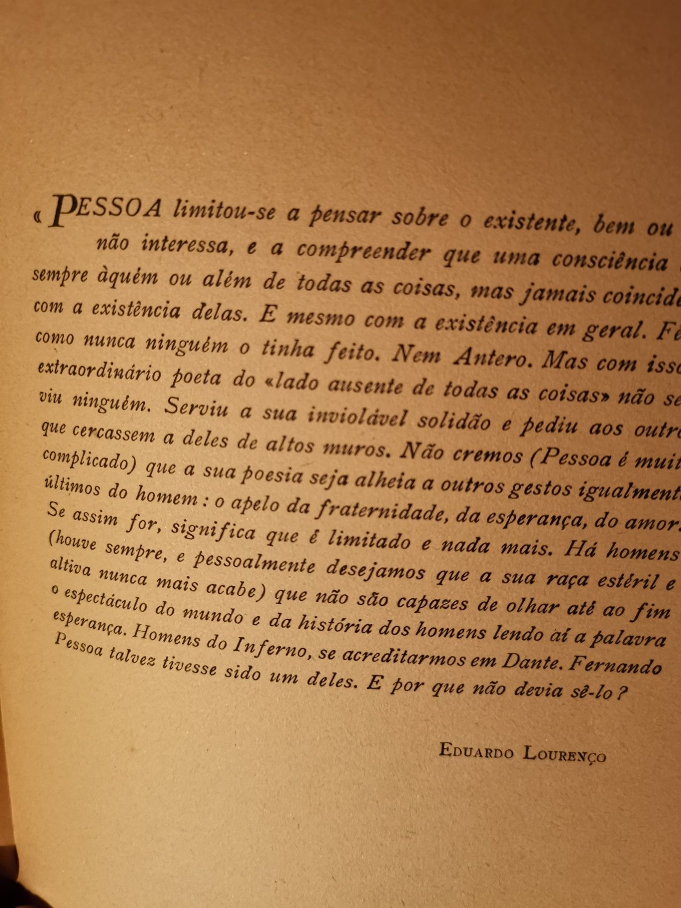 Fernando pessoa O Insincero veredicto casais monteiro