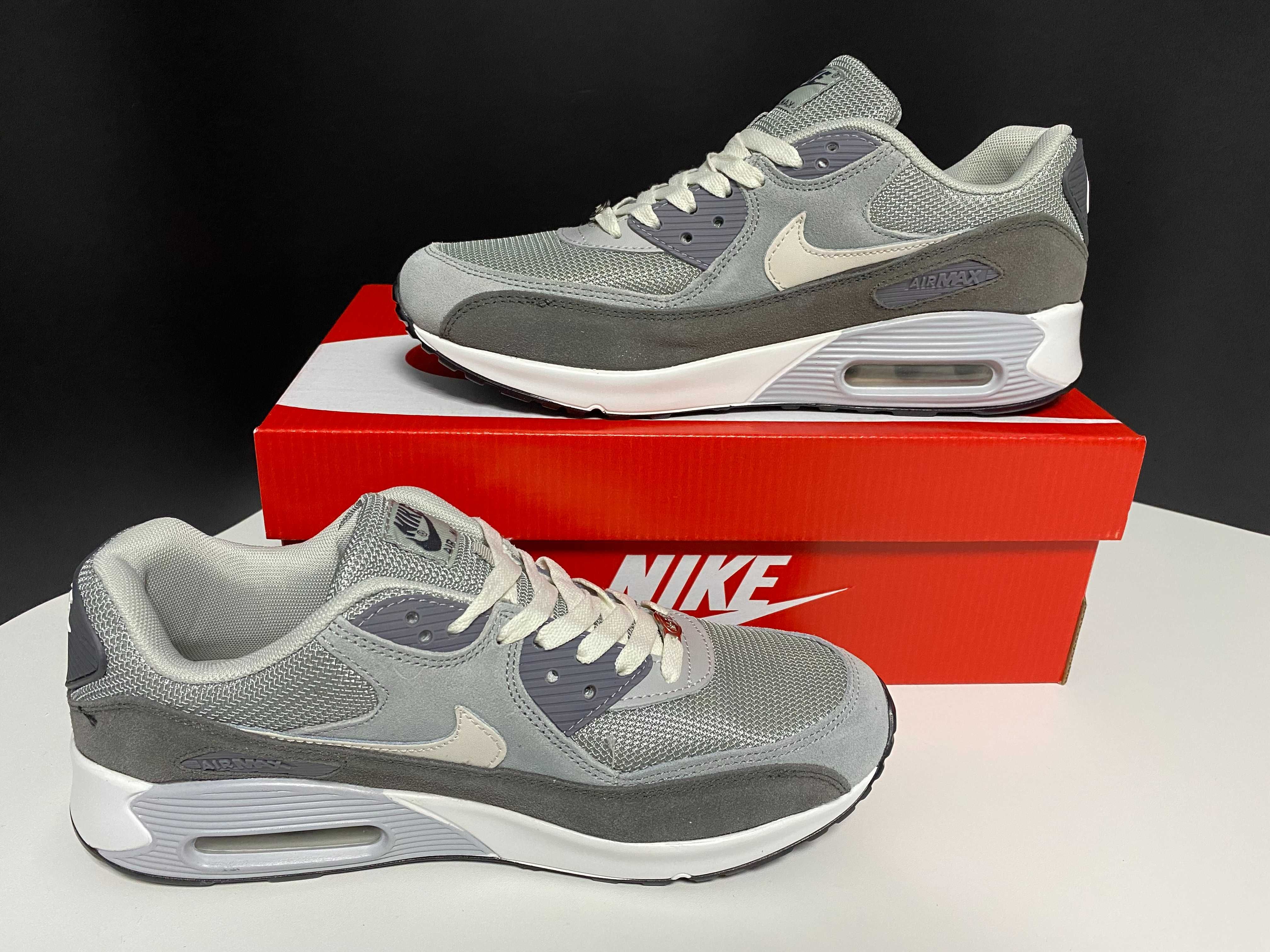 Кросівки Nike Air Max 90 grey (41-46) код 55