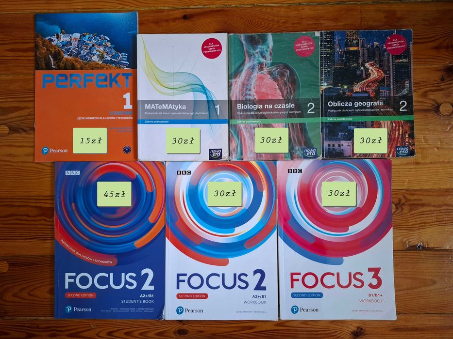 podręczniki dla liceum i technikum
