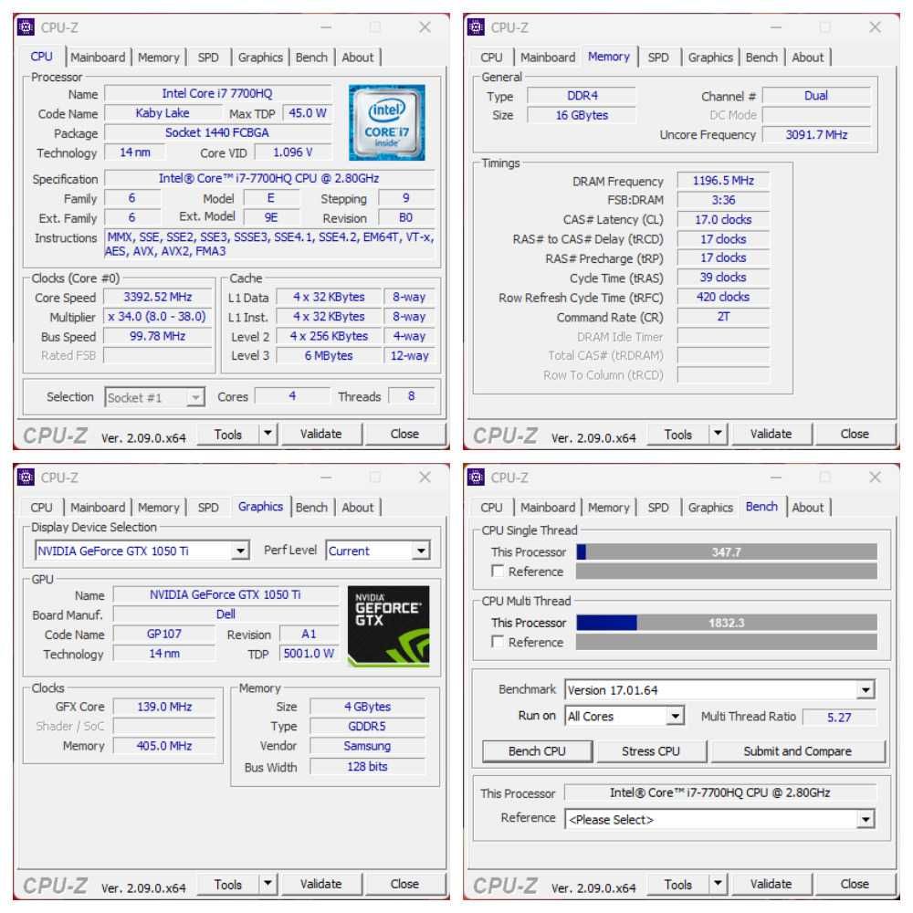 Ноутбук Dell Inspiron 7567 /i7 7700HQ/GTX 1050 Ti/16 GB DDR4/Без АКБ
