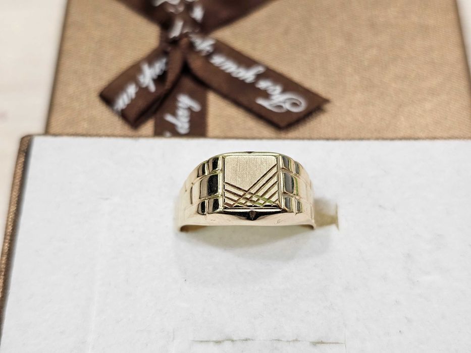 Sygnet męski wzór bardzo stylowy i elegancki PR 585 R24