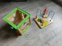Drewniana kostka edukacyjna sorter