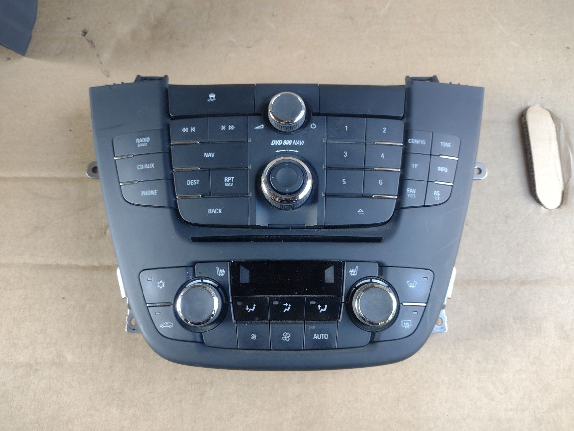 Opel Insignia A 08- Radio DVD800 Navi kpl. Panel Wyświetlacz