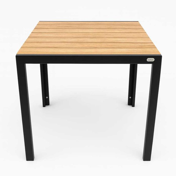 Komplet Mebli Polywood Deska 4 KRZESŁA + Stół 75 cm x 75cm x 74cm
