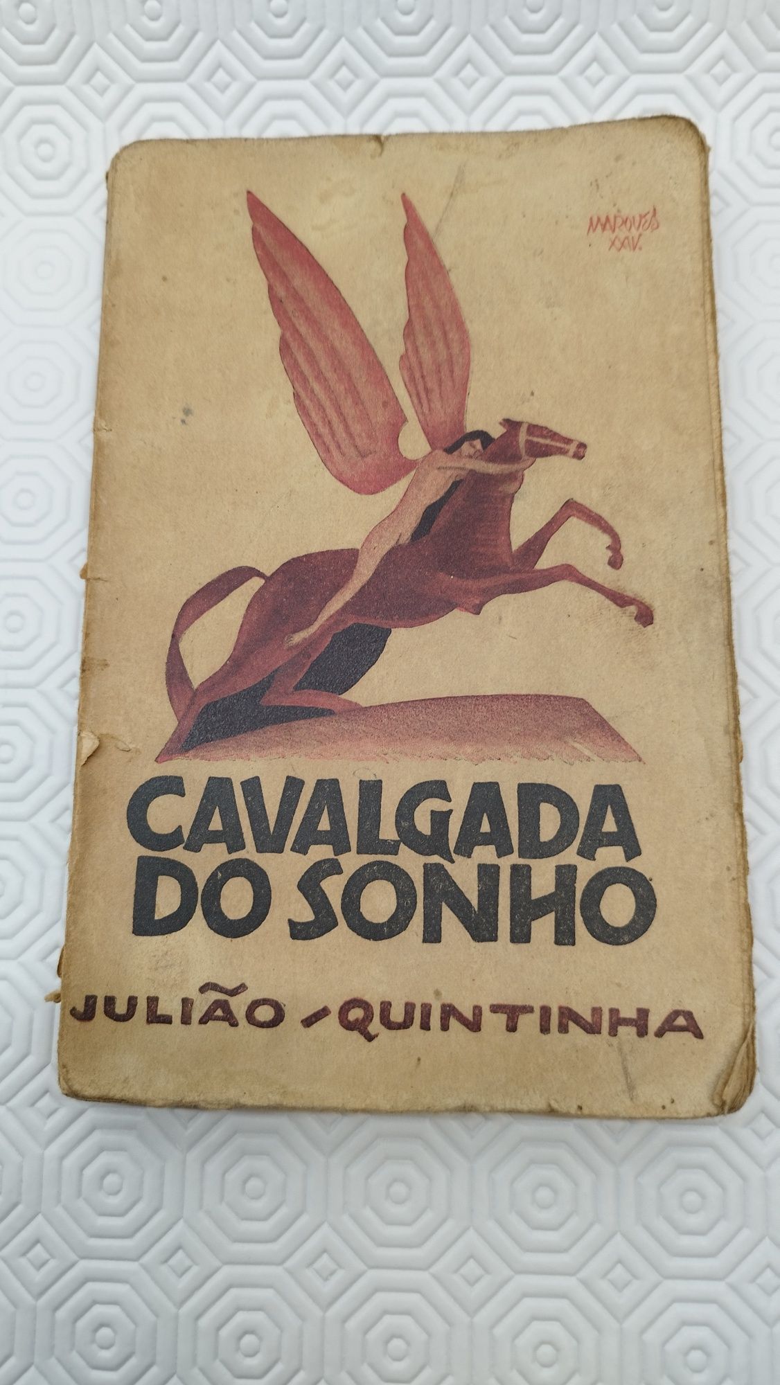 Livro antigo Cavalgada do sonho