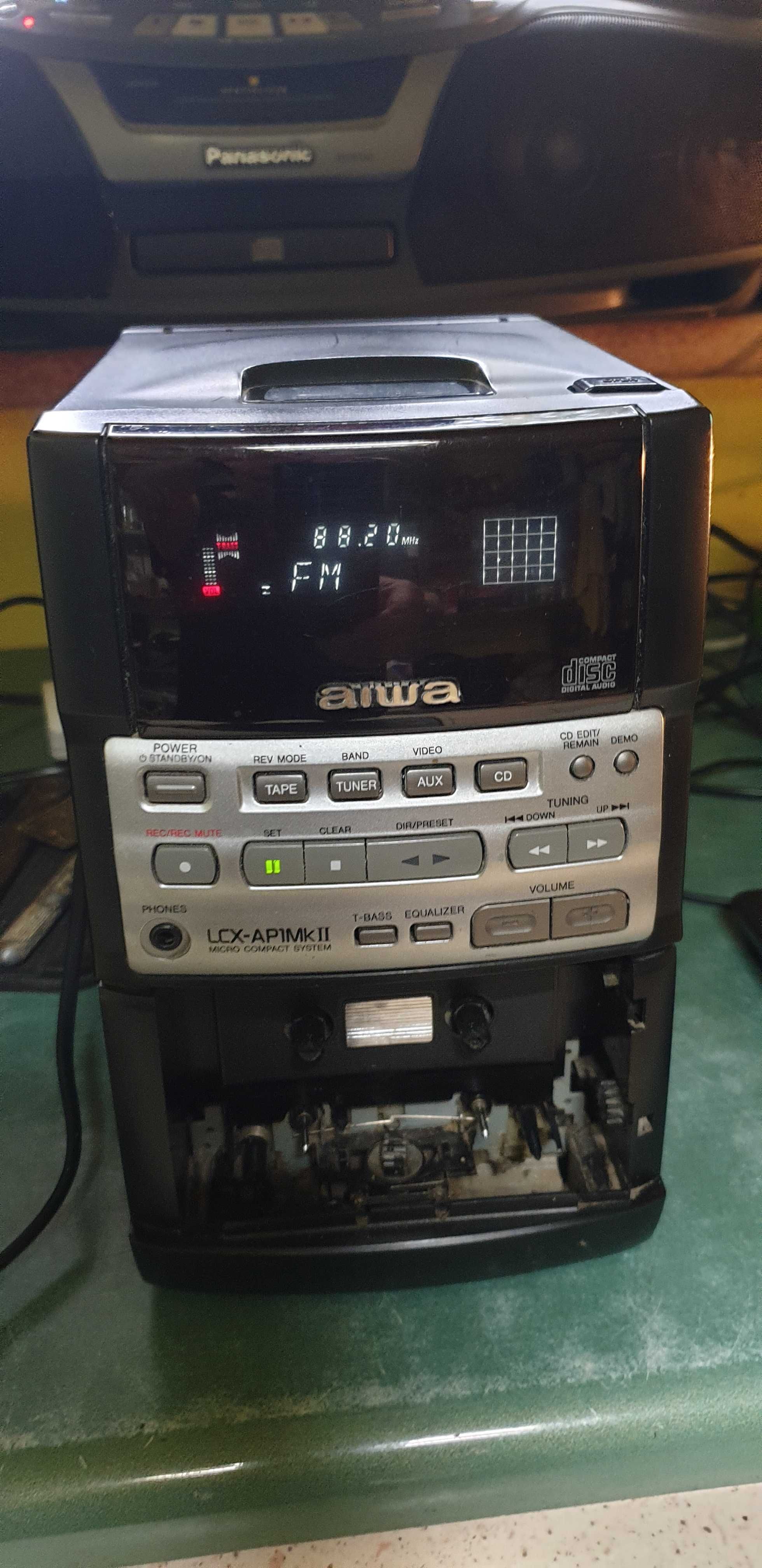 Radiomagnetofon philips AW7150 i wieza aiwa i inne