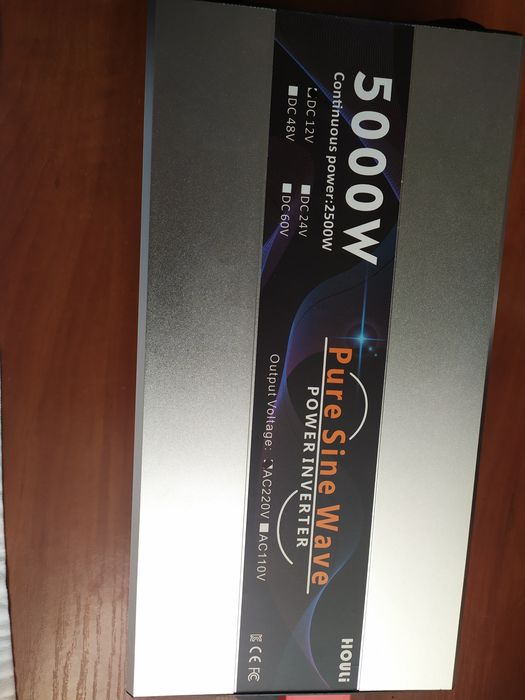 Инвертор-преобразователь 12-220 /5000w чистый синус.
