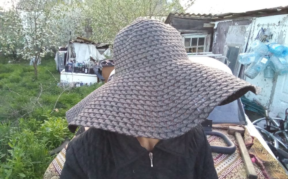 Шляпа женская для дачи, пляжа.