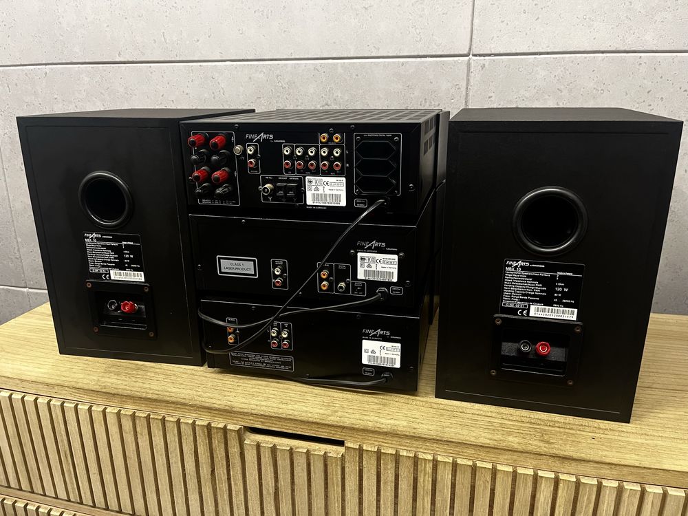Grundig Fine Arts M100 - anplituner CD Deck kolumny z kolekcji