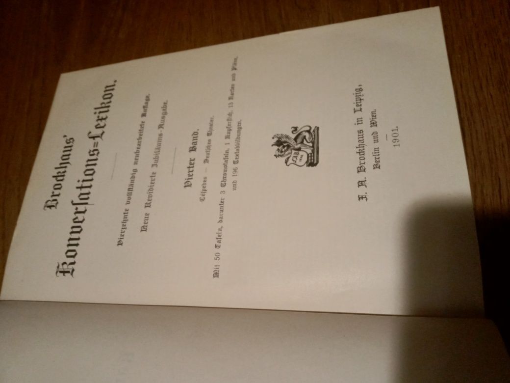 Brockhaus konversationslexikon IV