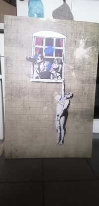 Obraz Banksy 90x60