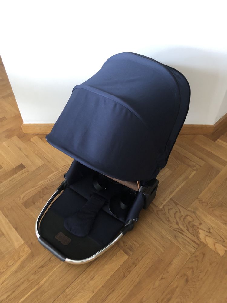 Wózek dziecięcy ABC design samba szlachetny granat dla wysokich