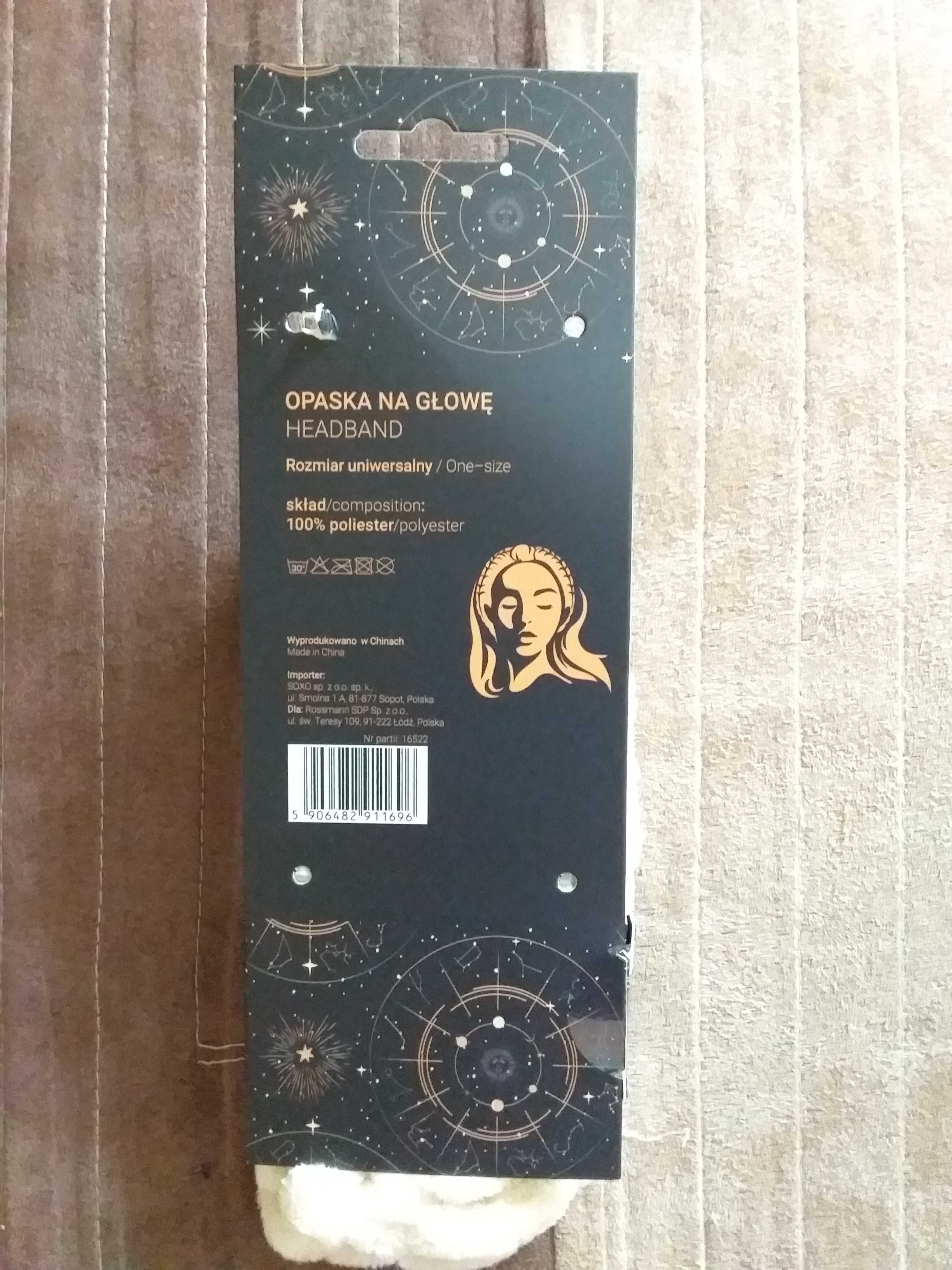 Zestaw toner do włosów OnlyBio Wedel słony karmel + opaska na głowę
