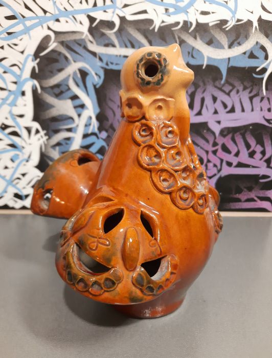 Індичка кераміка статуетка майоліка Виноградів ссср