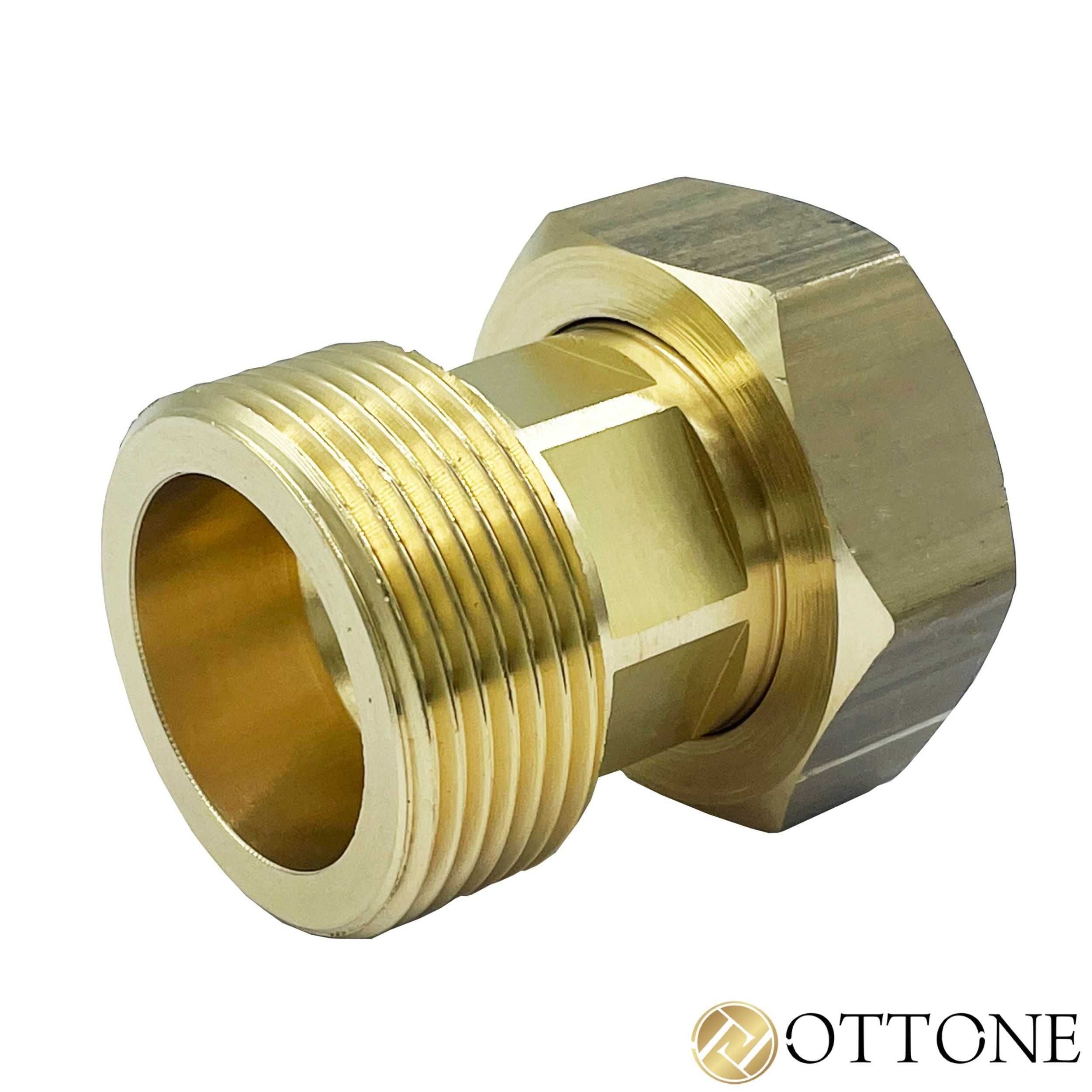 Śrubunek Równoprzeplotowy Mosiężny Prosty 5/4'' X 5/4'' Gw Gz Ottone